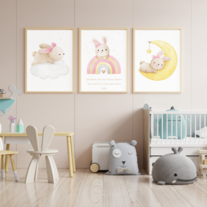 Somebunny Over The Rainbow - 3 Prints